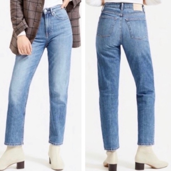 EVERLANE High Rise Straight Leg Cropped Jean | Sz 24 - Picture 1 of 9